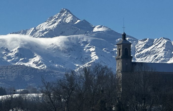 Vue sure une montagne